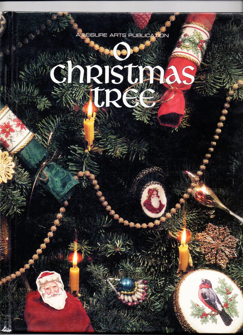 Vintage Cross Stitch Christmas Ornaments