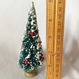 Antique Little Girl Bonnet Tinsel Victorian Scrap Christmas Ornament Glass  Beads Old 1900s Vintage Holiday Decor Display Feather Tree Prop 