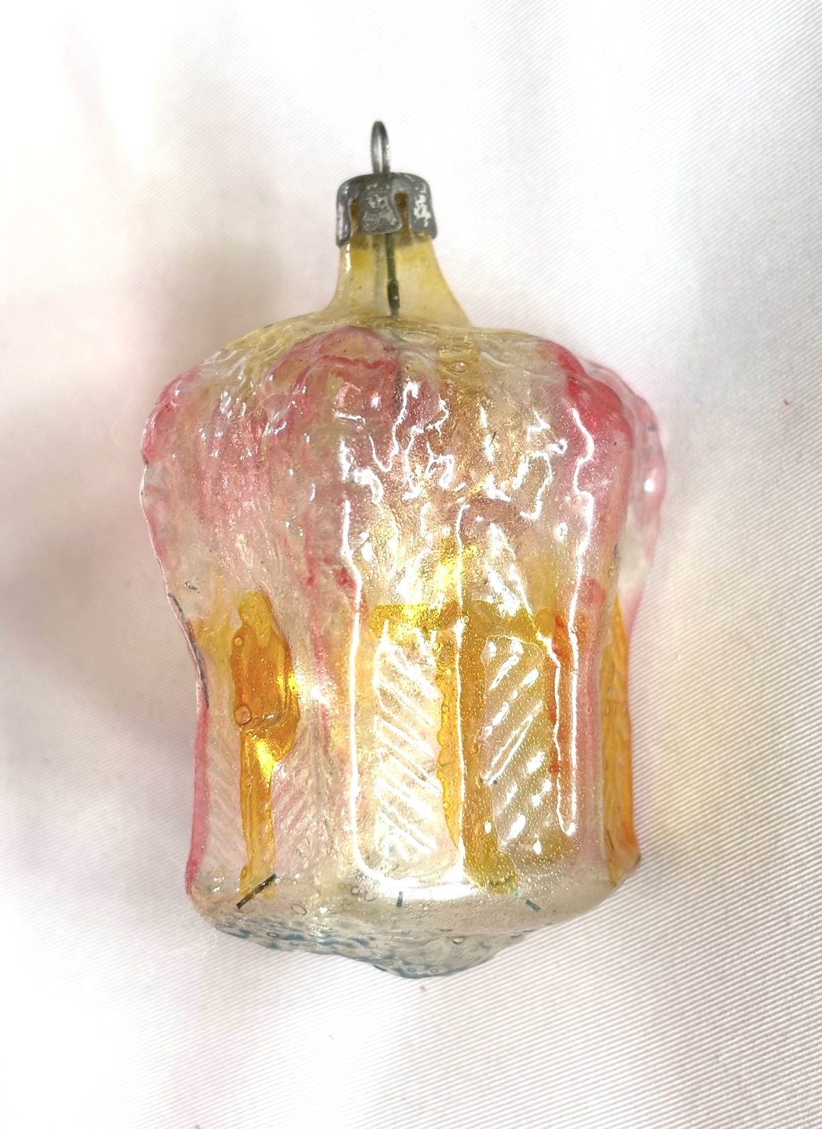 Antique Glass Ornament Tinsel Inside Germany, Unsilvered Chapel in the Woods 1920s - Image 6