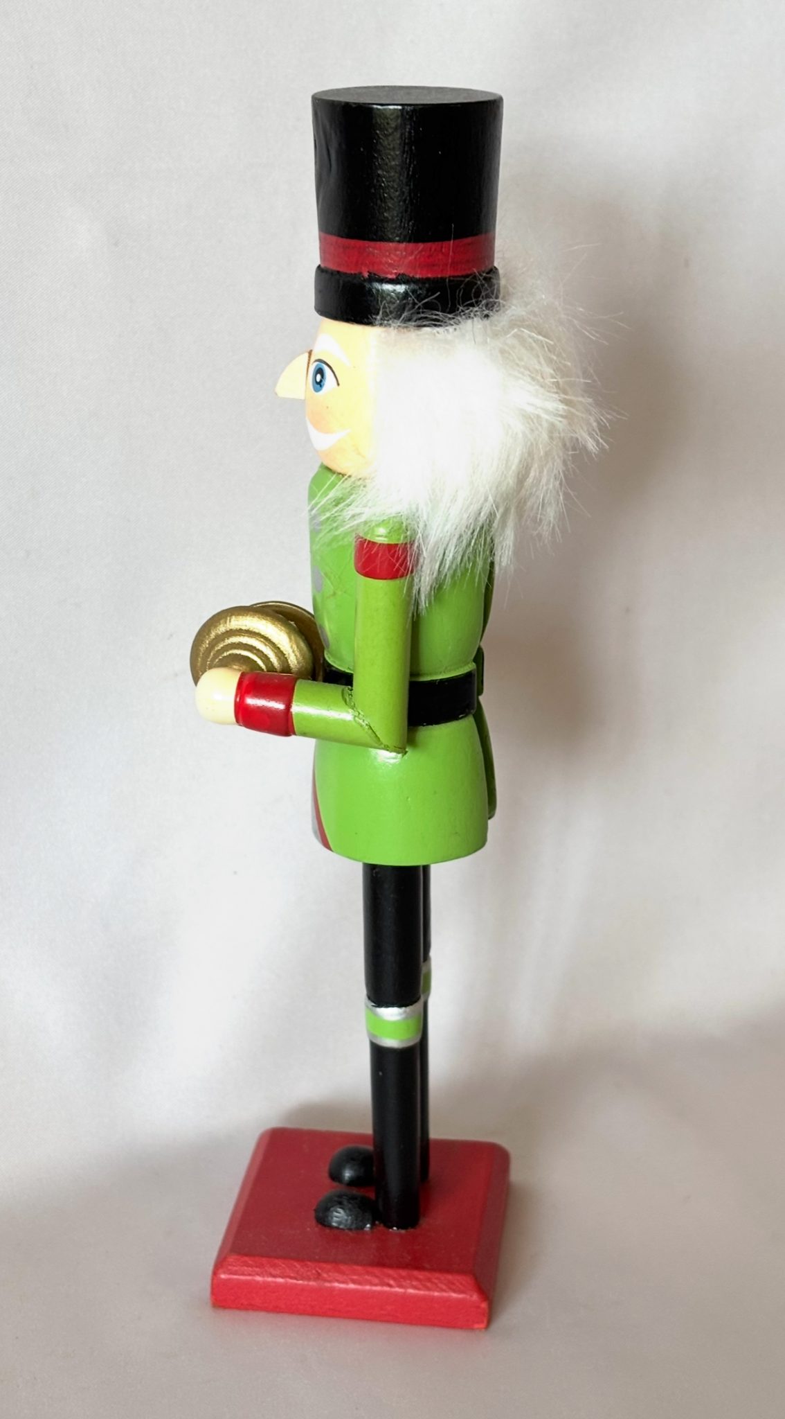 Vintage Wood Nutcracker Soldier Musician Erzgebirge Germany Wooden Christmas Decoration - Image 3