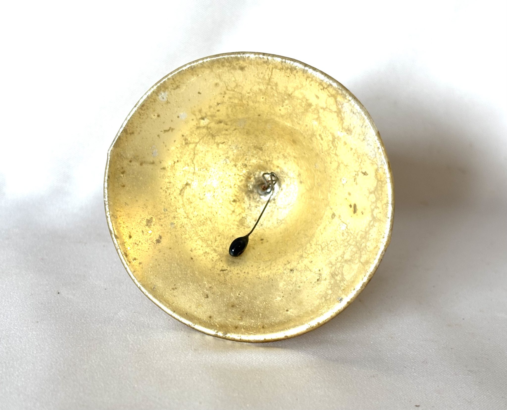 1900s Antique German Patriotic Glass Ornament Eagle Flags Stars Embossed Christmas Ornament - Image 9