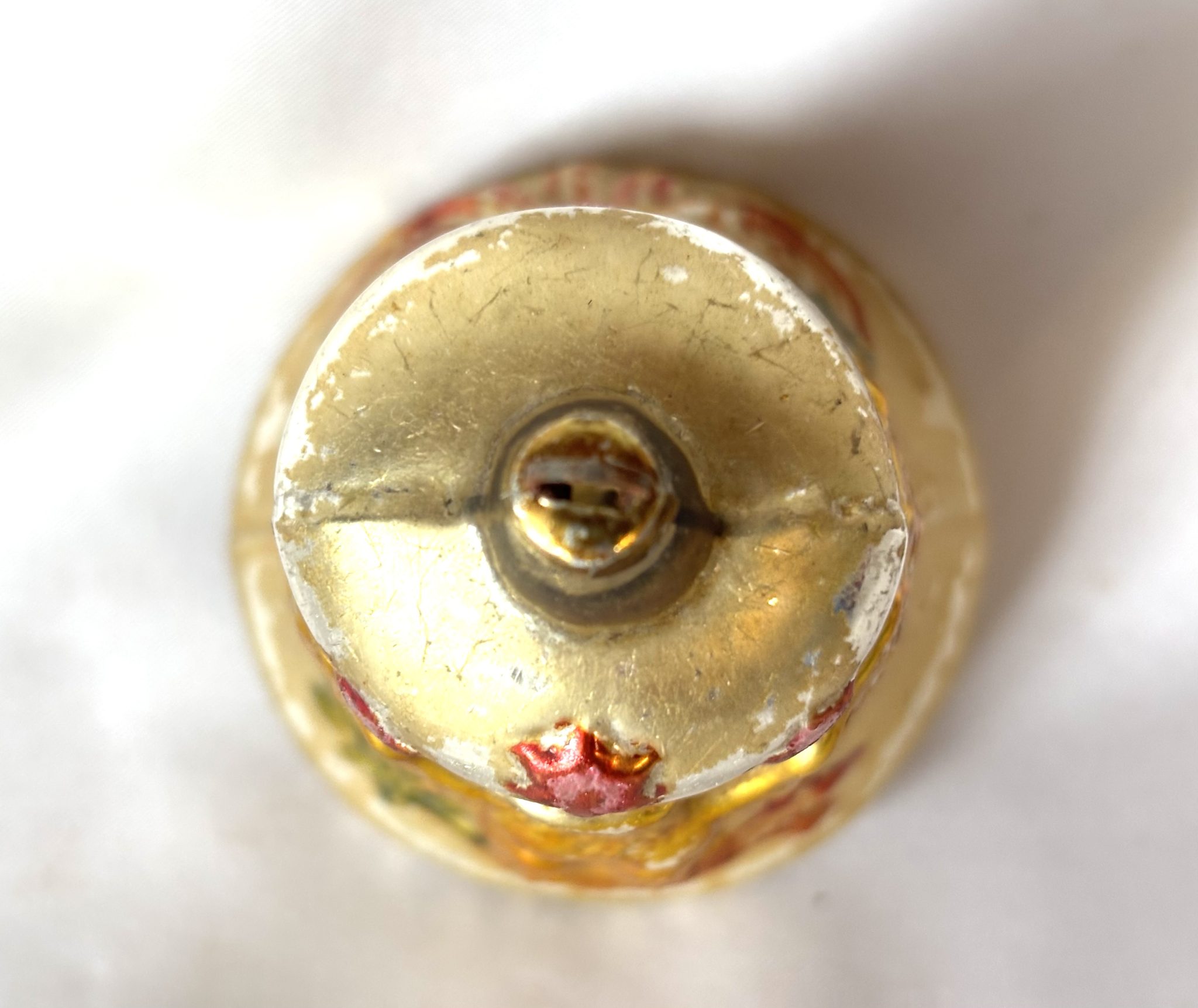 1900s Antique German Patriotic Glass Ornament Eagle Flags Stars Embossed Christmas Ornament - Image 7