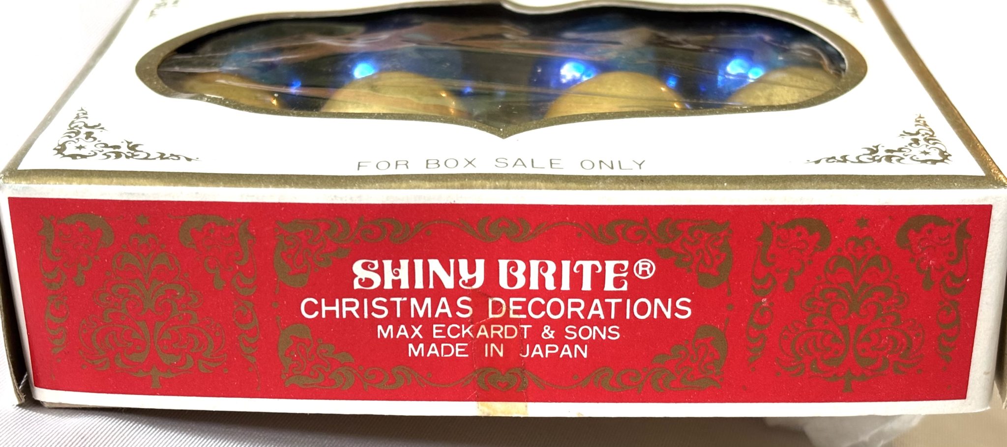 Shiny Brite Glass Christmas Ornaments IOB 12 Vintage Japan Miniature Feather Tree Ornaments - Image 4