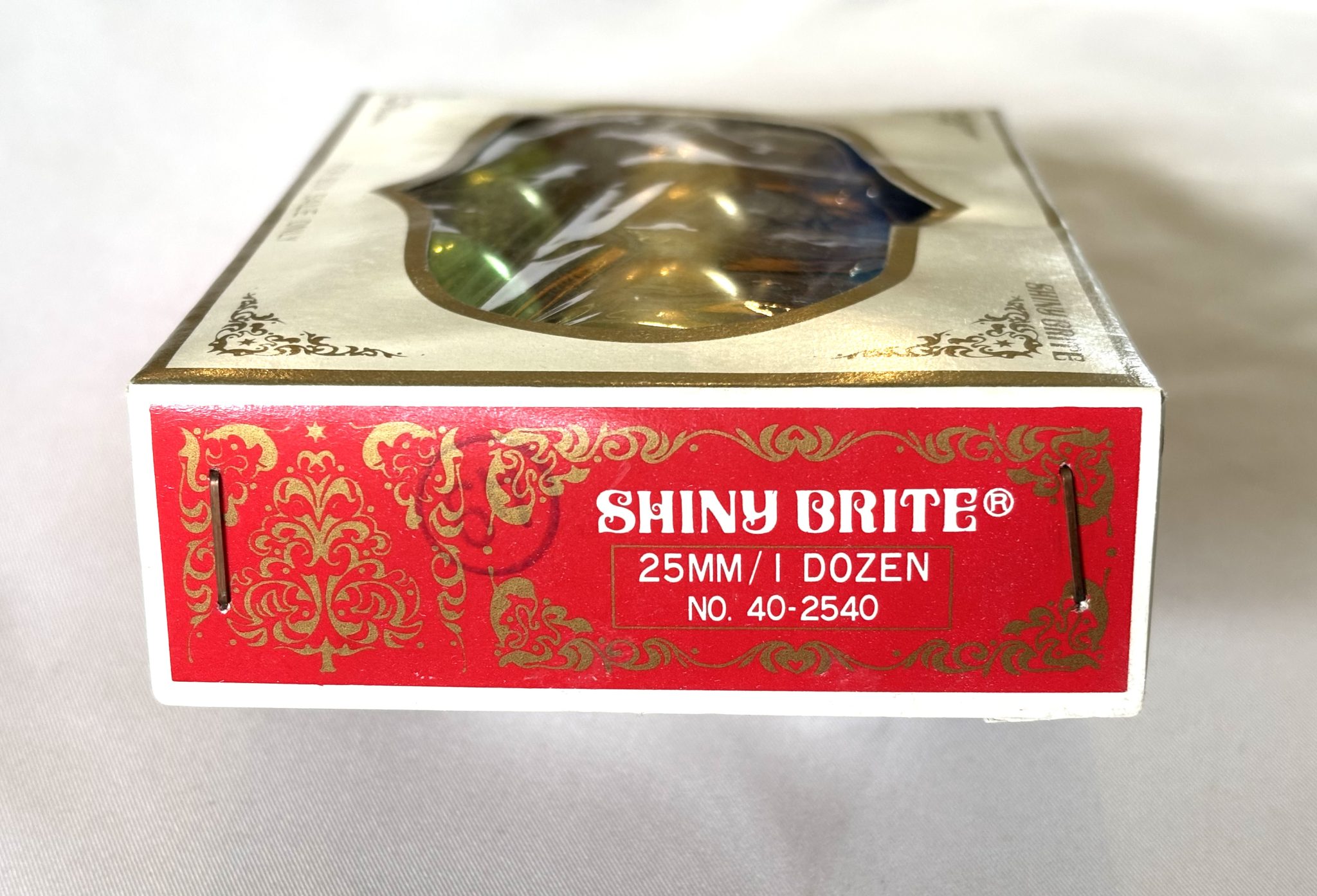 Shiny Brite Glass Christmas Ornaments IOB 12 Vintage Japan Miniature Feather Tree Ornaments - Image 5